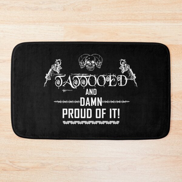 Item preview, Proud Tattooed Slogan Gift For Tattooed Inked People designed and sold by BoggsNicolasArt.