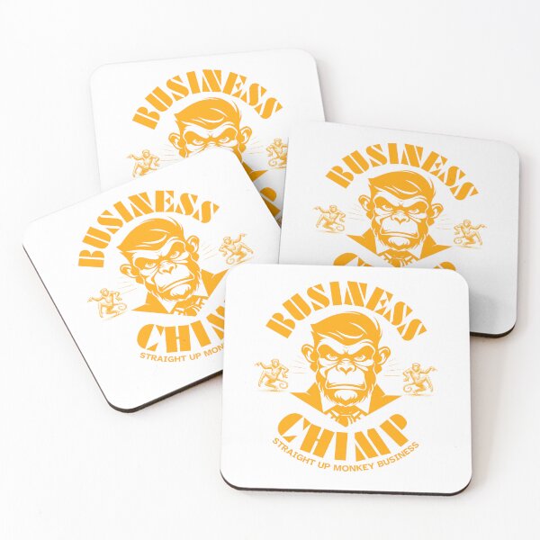 Item preview, Business Chimp - Straight Up Monkey Business designed and sold by UNK-Fatigues.