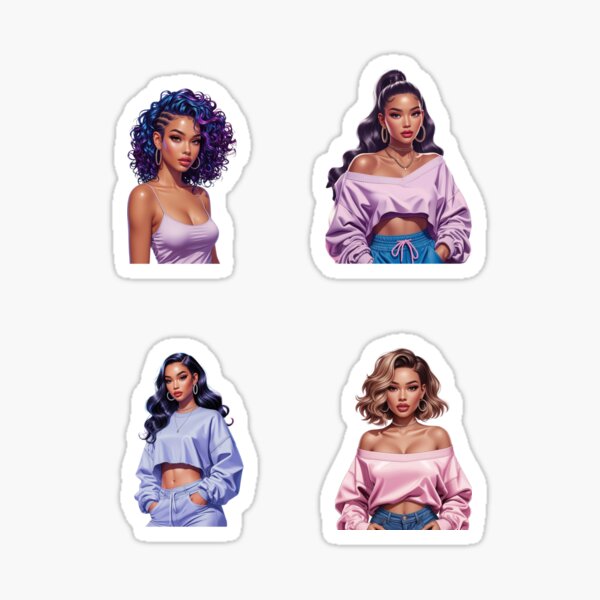Item preview, Gen Z Latina Aesthetic Stickers designed and sold by 444wardMovement.