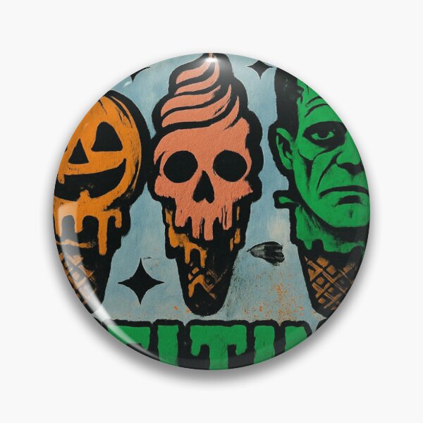 Artikelvorschau, „Ich schmelze verdammt noch mal“ – Lustiges Sommer-Halloween-Mashup-Eiscreme-Design entworfen und verkauft von CariRedd.