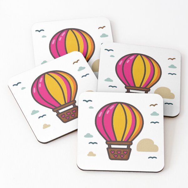 Item preview, Colorful Hot Air Balloon – Cute Sky Adventure Sticker designed and sold by CanSparkleArt.