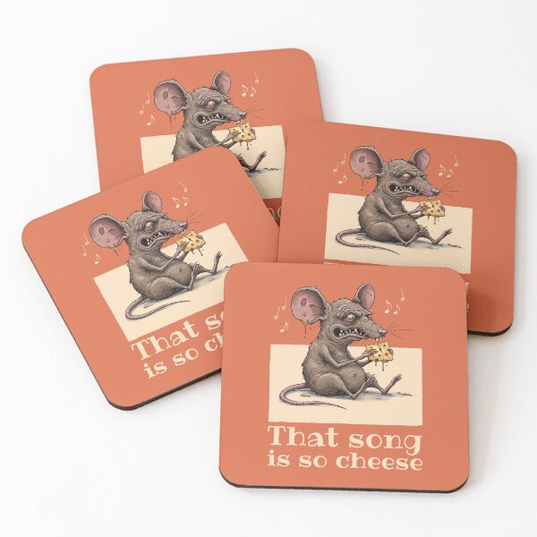 Item preview, Funny Rat Cheesy Music Art designed and sold by KiwiRider.