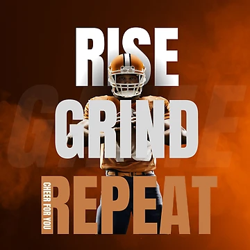 Artwork thumbnail, Motivation Quote Rise by ASKprints
