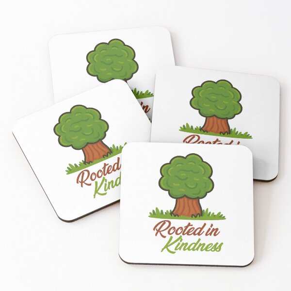 Item preview, Rooted in Kindess – Cute Cartoon Tree Illustration designed and sold by CanSparkleArt.