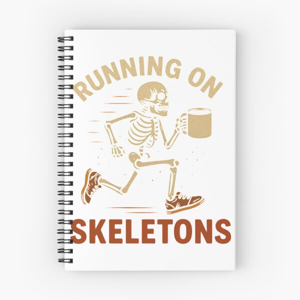 Item preview, Running On Skeletons - Funny T-shirt designed and sold by FunnyTshirtGuy.