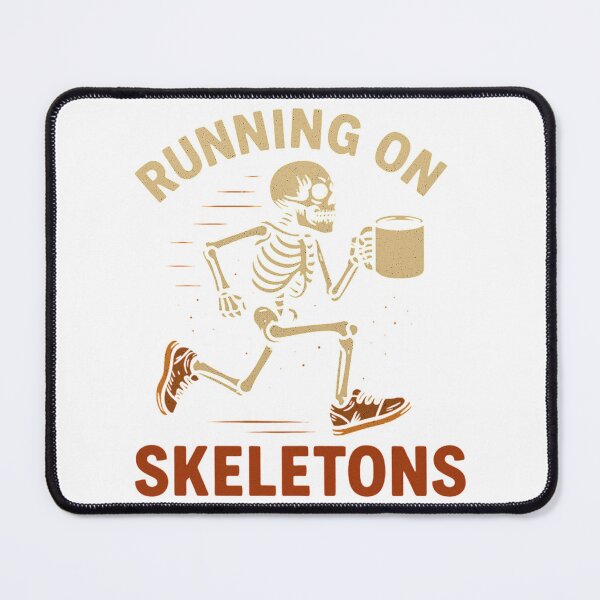 Item preview, Running On Skeletons - Funny T-shirt designed and sold by FunnyTshirtGuy.
