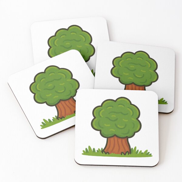 Item preview, Cartoon Green Tree – Cute Nature Illustration Sticker designed and sold by CanSparkleArt.