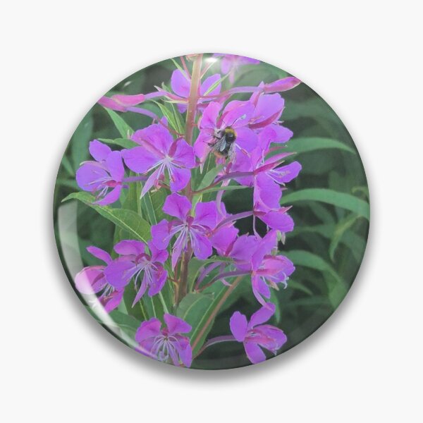 Item preview, Hermosa flor silvestre morada designed and sold by Clemko.