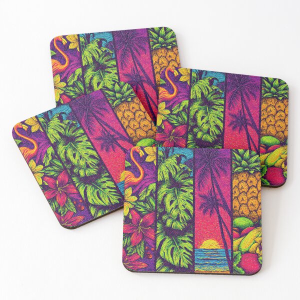 Item preview, Serene Island Moments Captured in a Collage. designed and sold by Piotrek0001.