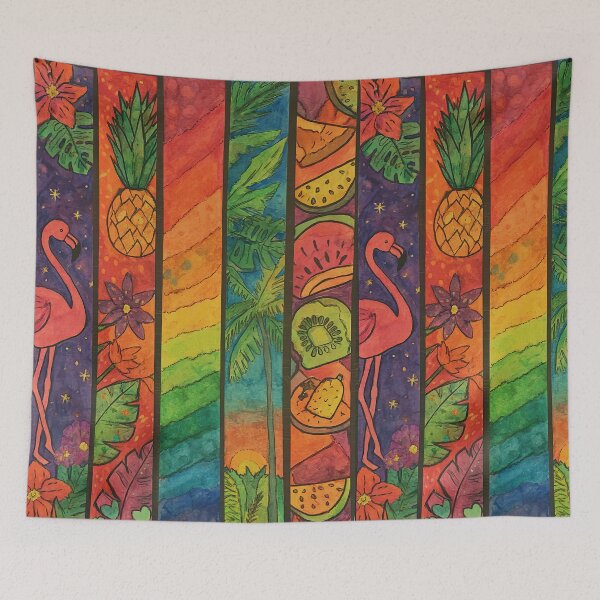 Item preview, A Sun-Soaked Mosaic of Tropical Bliss. designed and sold by Piotrek0001.