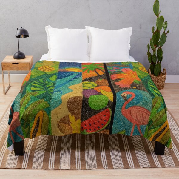 Item preview, Brilliant Hues of a Summer Paradise Collage. designed and sold by Piotrek0001.