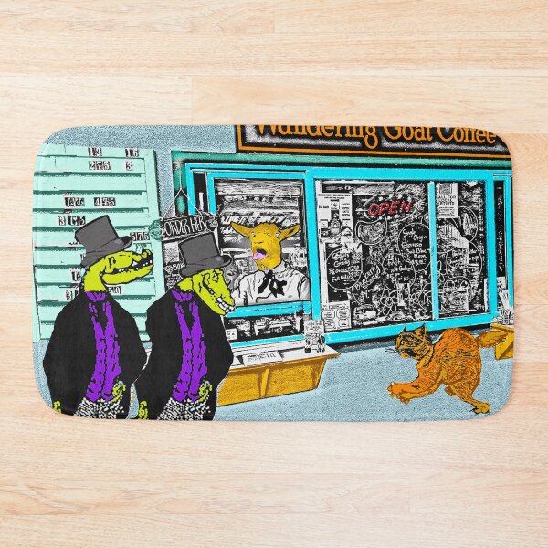 Item preview, Well-dressed dinosaurs, scaring the neighborhood goats and cats! designed and sold by UncleBunkle.