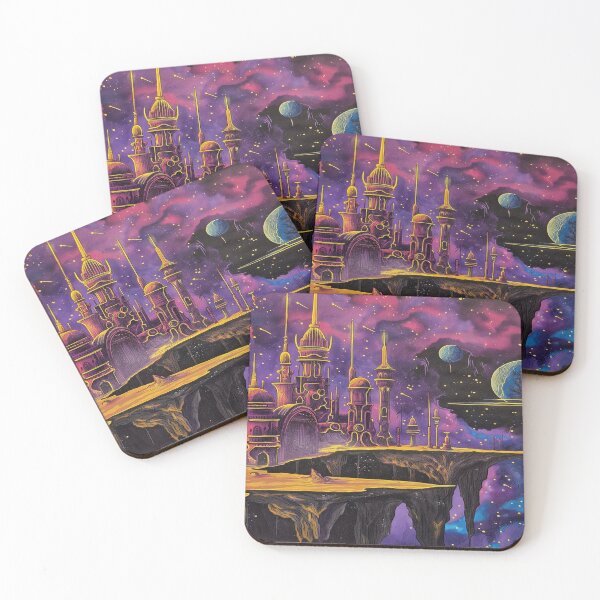 Item preview, The Celestial Palace on the Edge designed and sold by PixelPioneerArt.