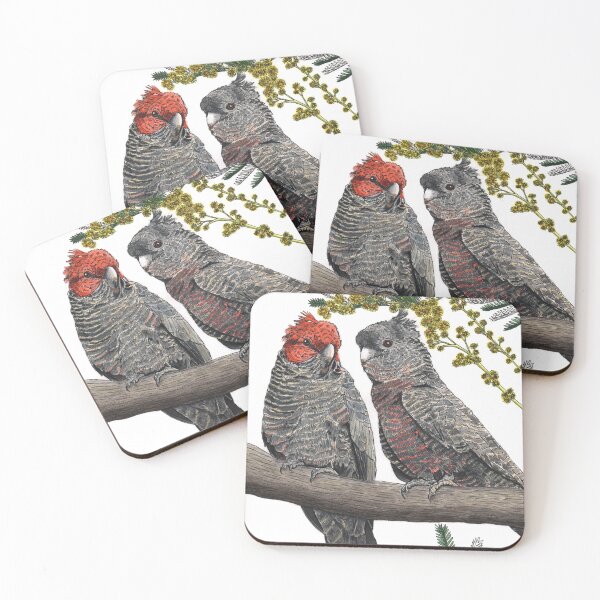 Item preview, Gang Gang Cockatoo Wattle Australian bird designed and sold by blueidesign.