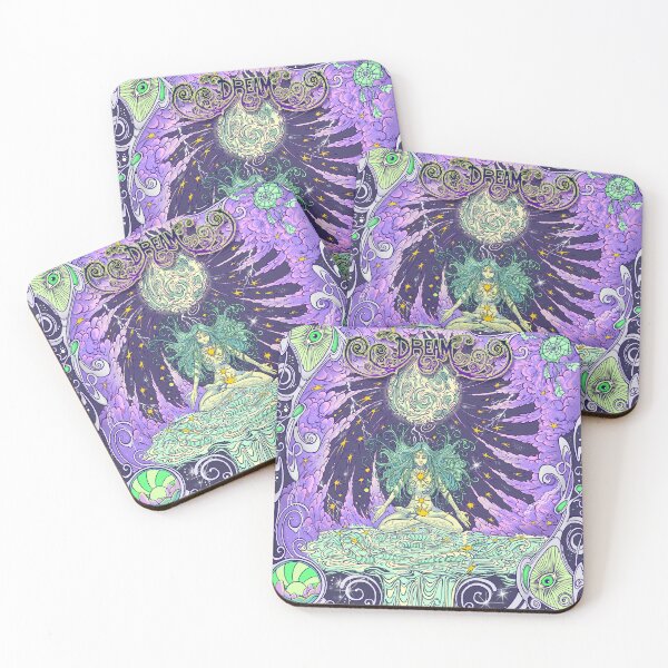 Item preview, Cosmic Girl Meditating in a Dream designed and sold by alpha251.