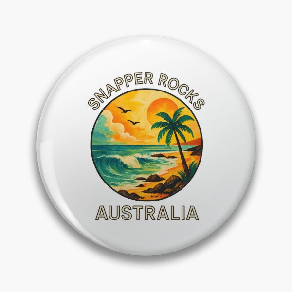 Item preview, Snapper Rocks Sunshine – Australia Vibes designed and sold by inkNext.