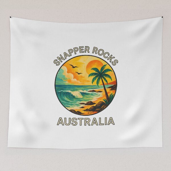 Item preview, Snapper Rocks Sunshine – Australia Vibes designed and sold by inkNext.