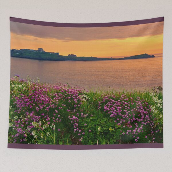 Item preview, Newquay Coast Sunset designed and sold by Alisonchambers2.