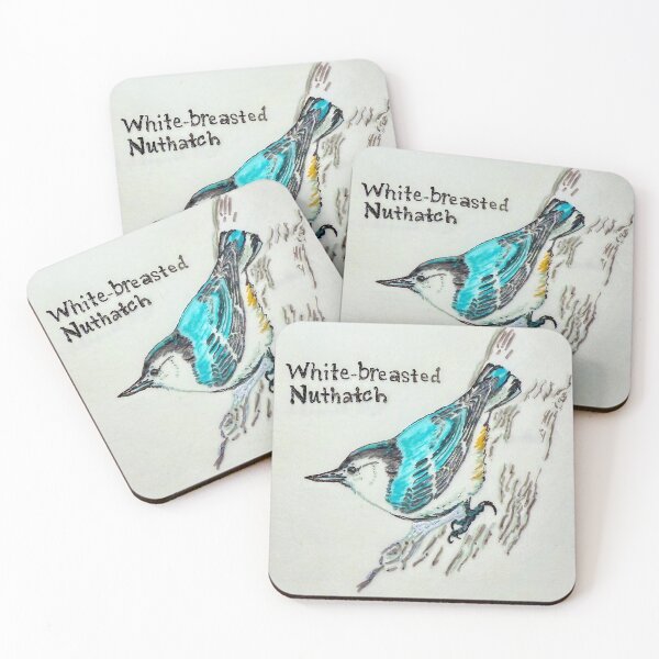 Item preview, Bird: White-breasted Nuthatch designed and sold by pdbjork.