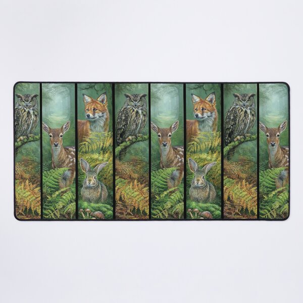 Item preview, A rustic forest scene with beloved woodland animals. designed and sold by Piotrek0001.