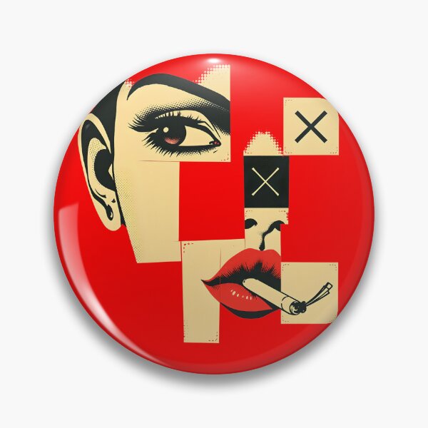 Item preview, Fragmented Identity - Abstract Pop Art Portrait designed and sold by AbdS07.
