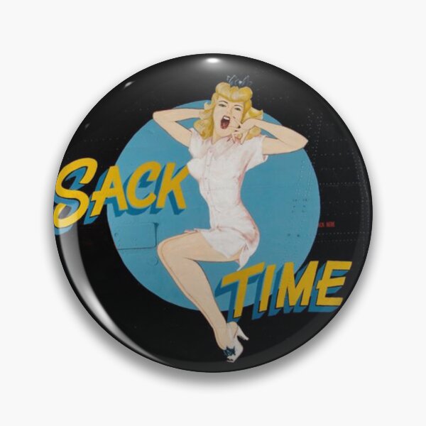 Item preview, WW2 Bomber Girl Noseart B17 Sack Time designed and sold by QuirkyDesign101.