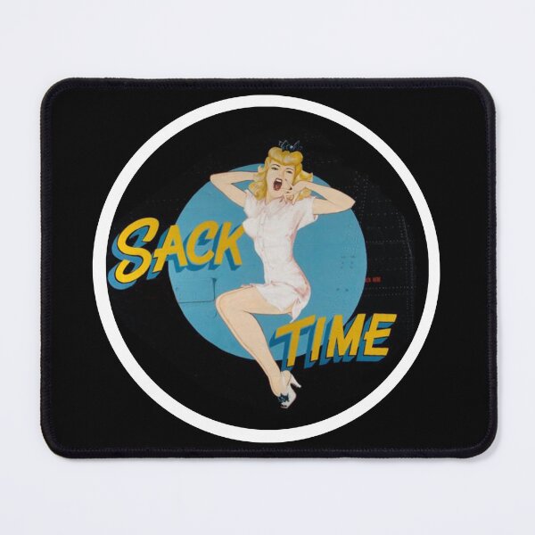 Item preview, WW2 Bomber Girl Noseart B17 Sack Time designed and sold by QuirkyDesign101.