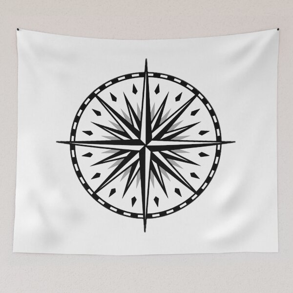 Item preview, star compass designed and sold by ViaARTfactory.