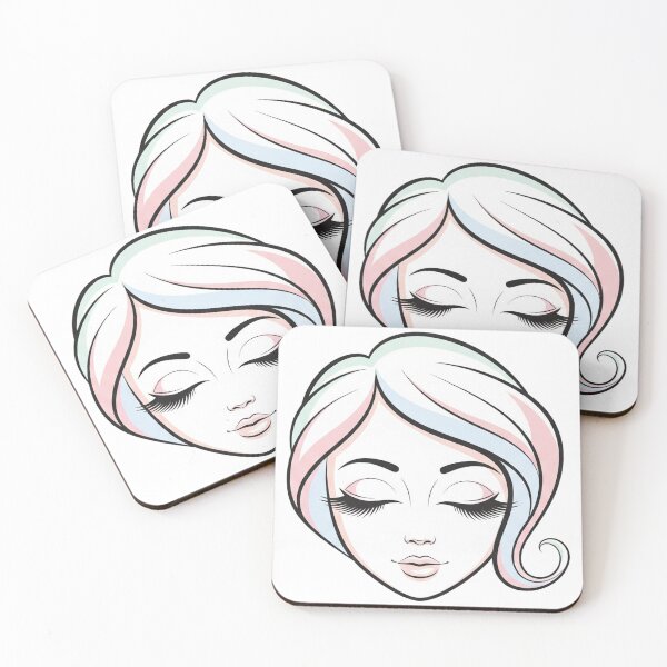 Item preview, Closed Eyes | Serene and Dreamy Minimalist-Inspired Graphic designed and sold by Tw1nsAIArt.