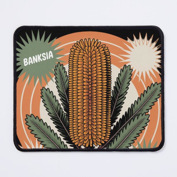 Item preview, Retro Banksia Grandis – Cute Australian Botanical Art designed and sold by DamioPolArt.