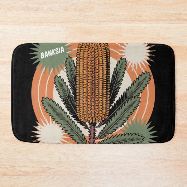 Item preview, Retro Banksia Grandis – Cute Australian Botanical Art designed and sold by DamioPolArt.