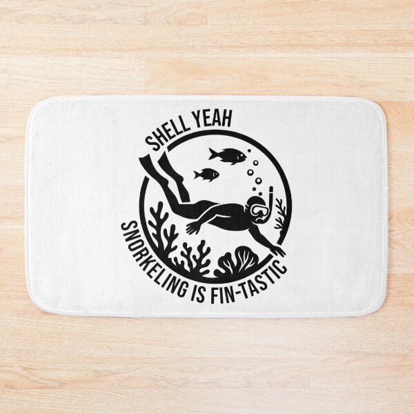 Item preview, Shell yeah, snorkeling is fin‑tastic! designed and sold by xndrlab.