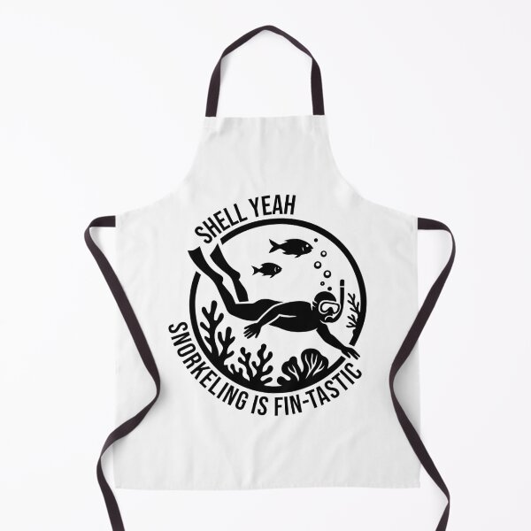 Item preview, Shell yeah, snorkeling is fin‑tastic! designed and sold by xndrlab.