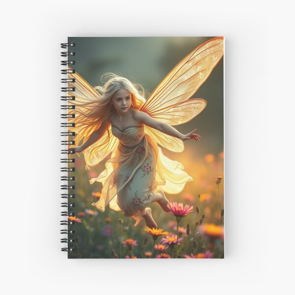 Flying Fairy Spiral Notebook