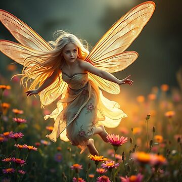 Artwork thumbnail, Flying Fairy by LenCarol