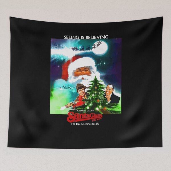 Item preview, Funny Santa 80s Retro Movie designed and sold by dropinskimalan.
