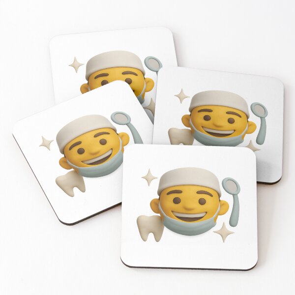 Item preview, Funny and expressive dentist emoji – adorable and funny design designed and sold by ArteJorge48.