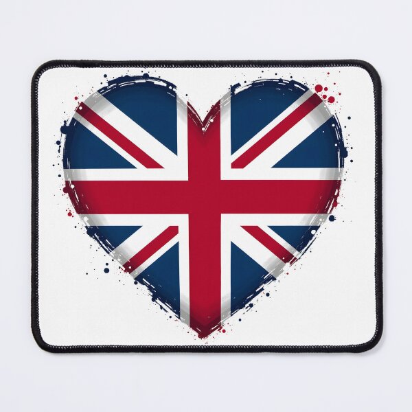 Item preview, Stylized Union Jack heart designed and sold by Fab-Haven.