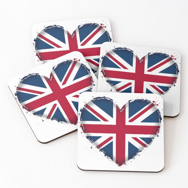 Item preview, Stylized Union Jack heart designed and sold by Fab-Haven.