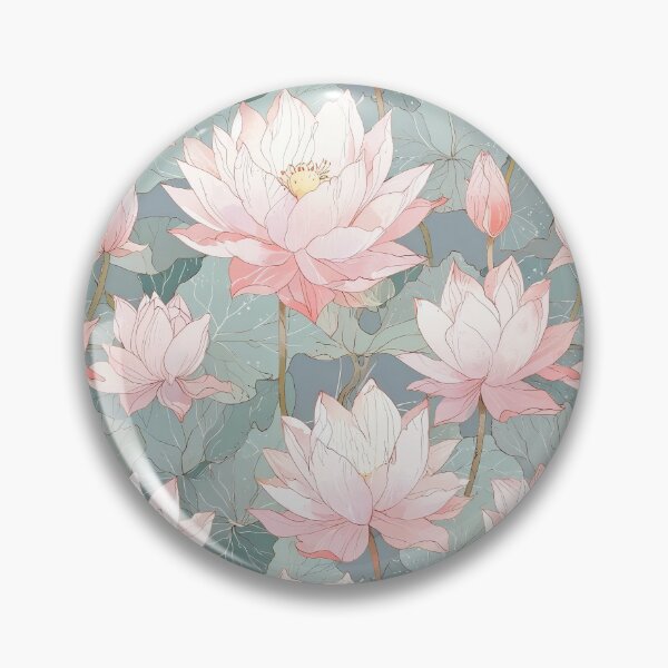Artikelvorschau, Beruhigender rosa Lotus entworfen und verkauft von CoolPixels.