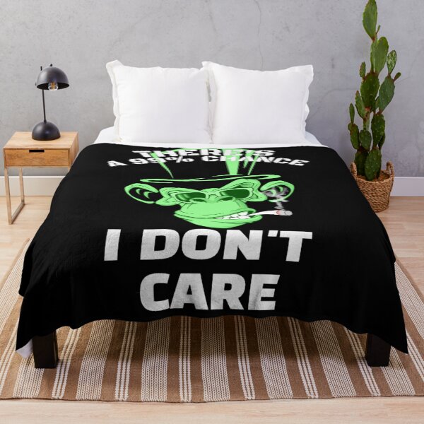 Item preview, There s A 99 Chance I Don t Care Monkey /Crazy Monkey designed and sold by TheEndDesign.