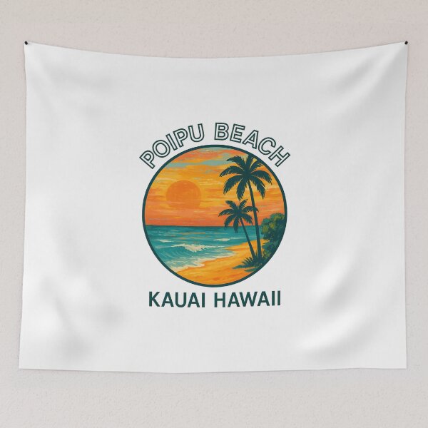 Item preview, Poipu Beach - Kauai Hawaii designed and sold by inkNext.