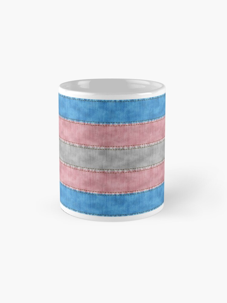 Alternate view of Transgender Denim Flag Mug