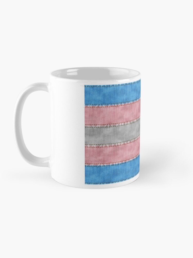Alternate view of Transgender Denim Flag Mug