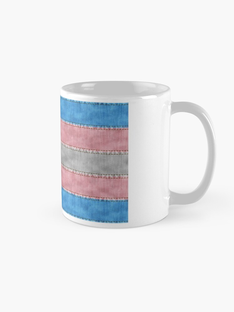 Alternate view of Transgender Denim Flag Mug