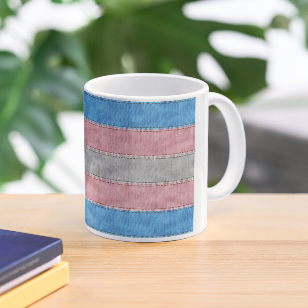 Transgender Denim Flag Mug