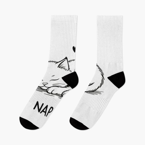 Item preview, Curled-Up Cat Art for Nap Lovers designed and sold by Iuqiune.