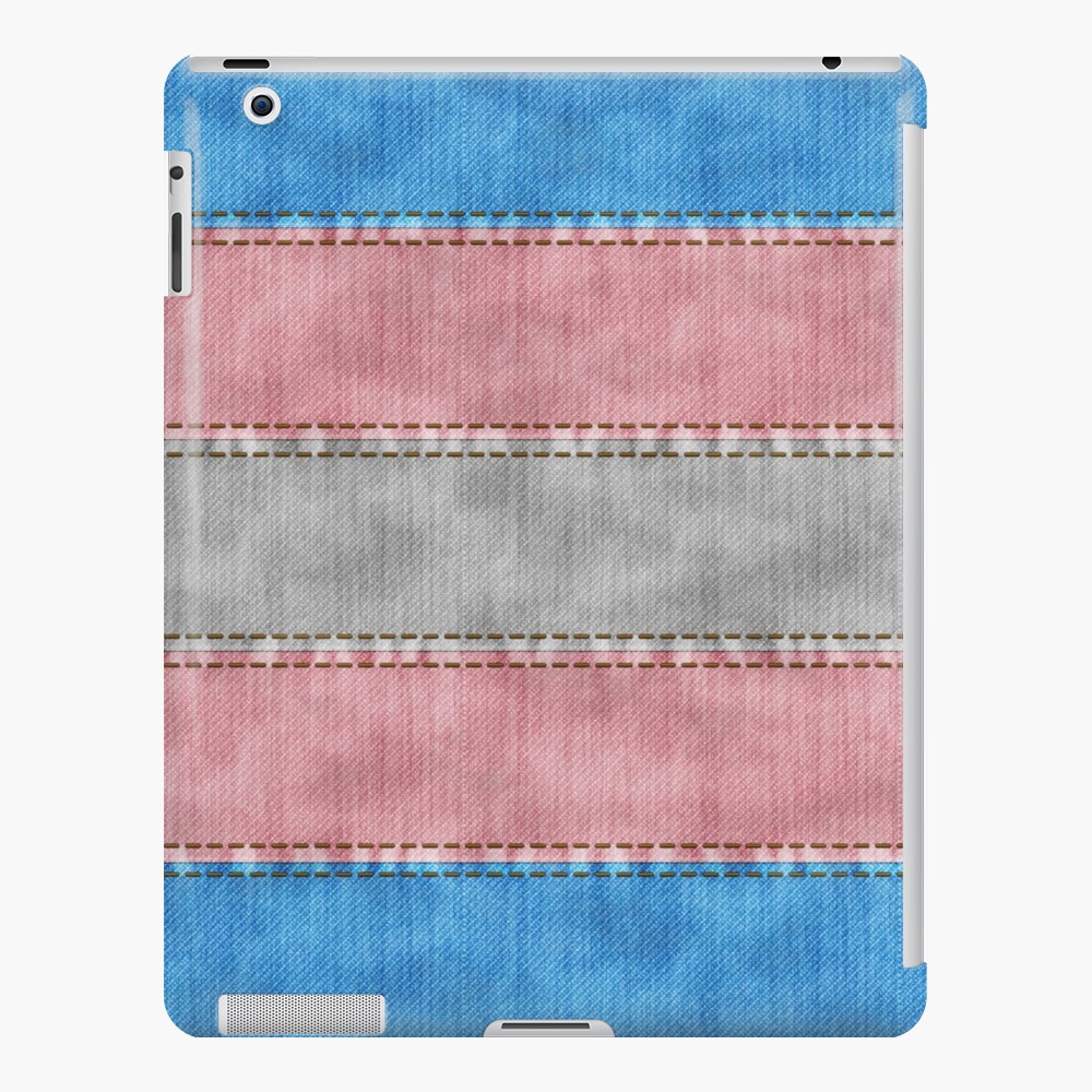 Transgender Denim Flag iPad Case & Skin