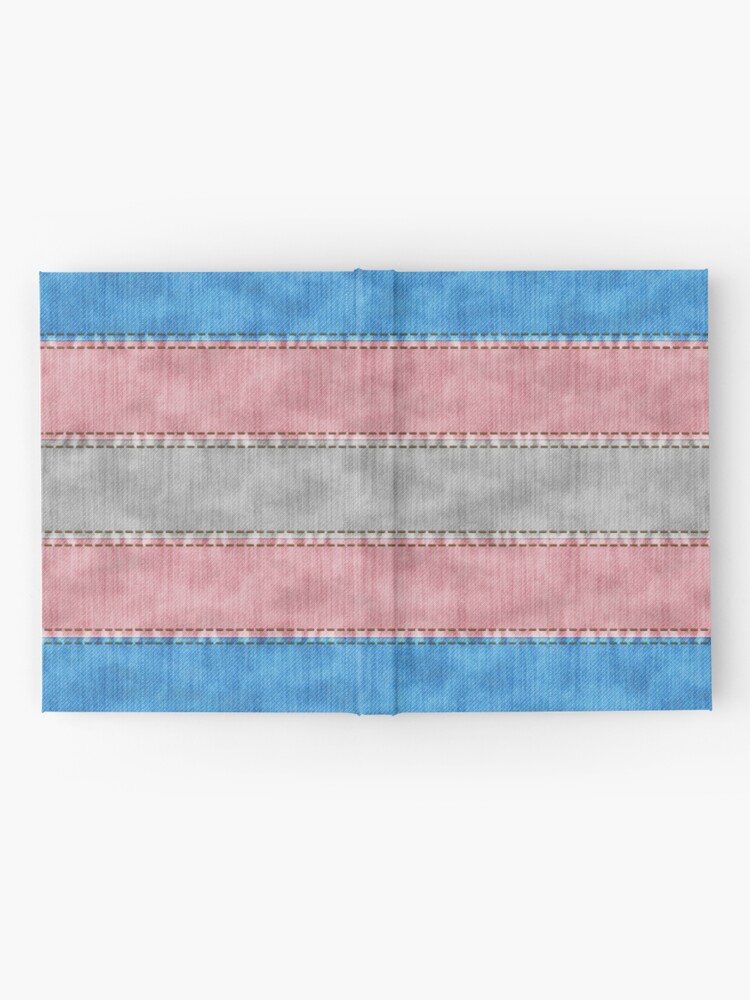 Alternate view of Transgender Denim Flag Hardcover Journal