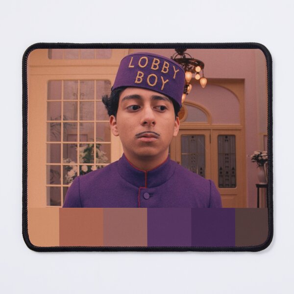 Item preview, The Grand Budapest Hotel – Lobby Boy Color Palette designed and sold by Frame by Frame.
